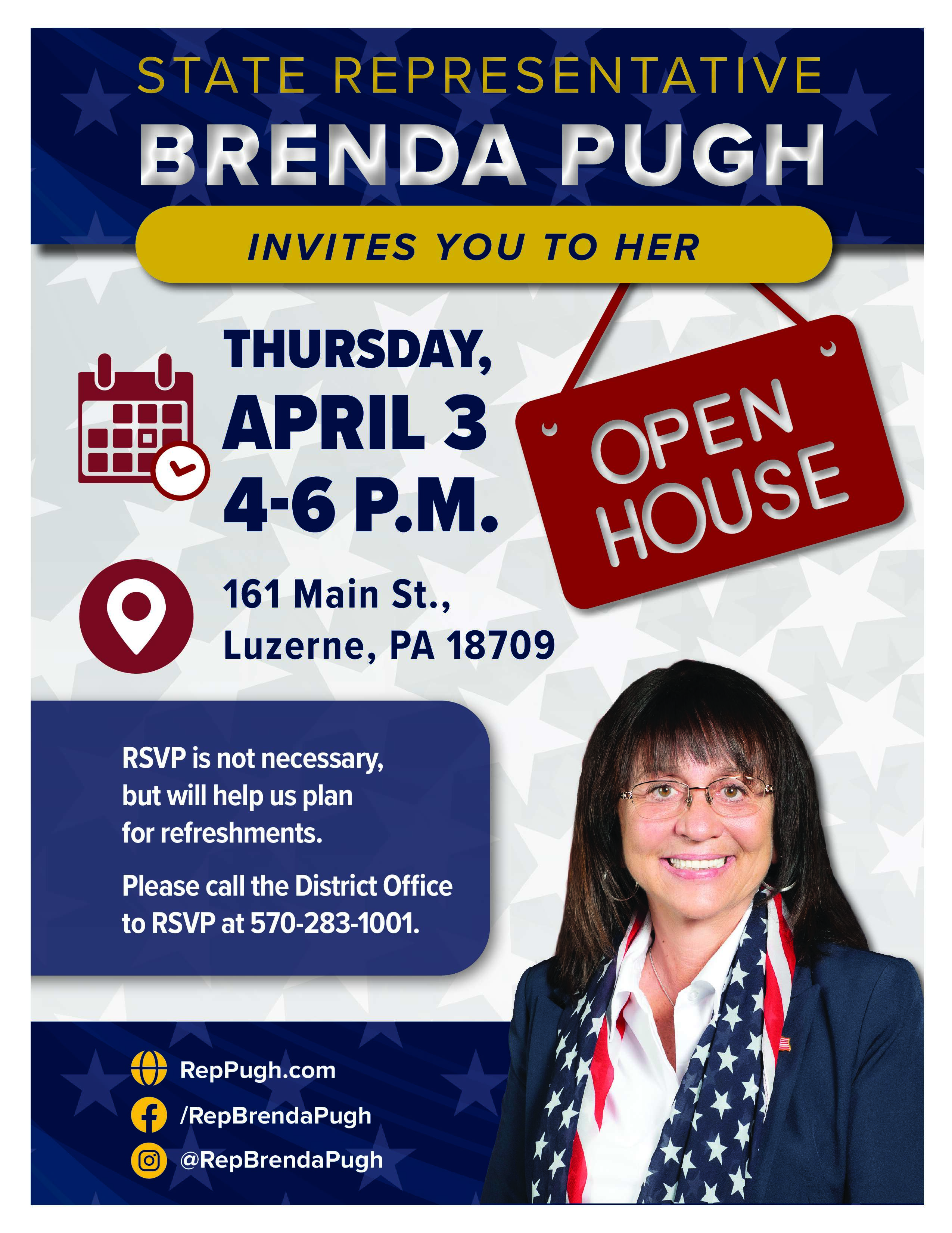 Pugh to Host District Office Open House 